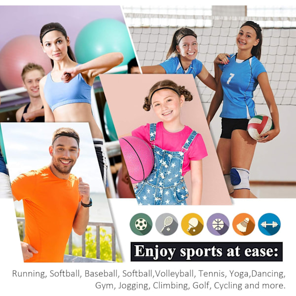 Sportpannband (Grå-4 st)