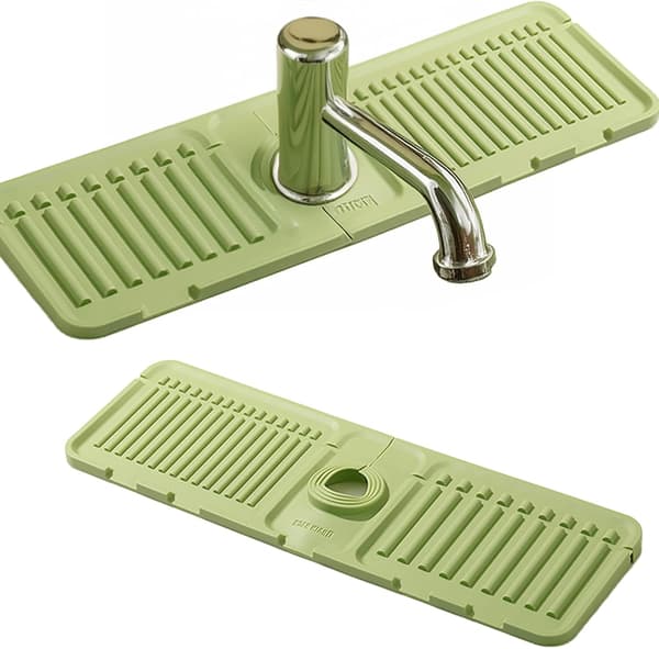 Silikon kantbeskyttere - Sprutbeskyttelse og dreneringsmatte 2-pakning Green