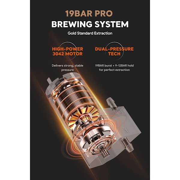 USB oppladbar espressomaskin (hvit) White