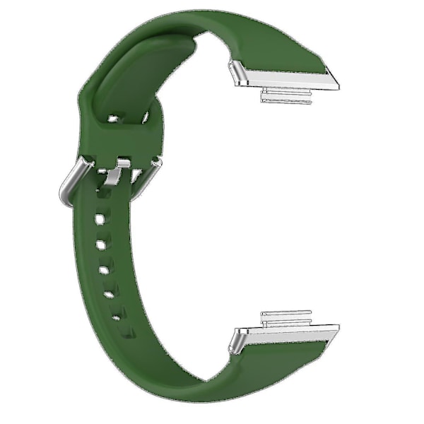 Silikonarmband för Huawei Watch Fit 2, snabbfrigörande sportarmband, ersättningsarmband Turquoise, Army Green J Huawei Watch Fit 2