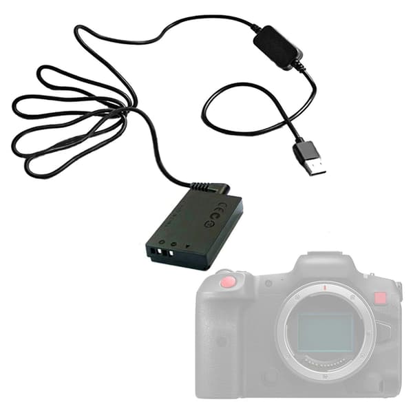 Ack-e12 DC Adapter För Eosm M10 M50 M100 M200 M50 Kameror USB Drive Kabel