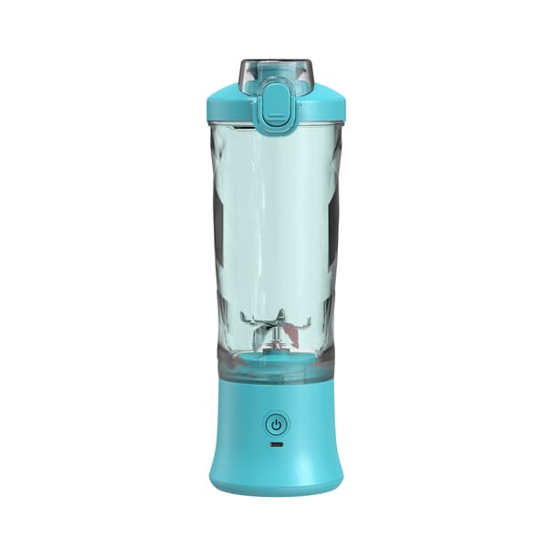 Juicer 600 ml, diamantformet juicekopp med 6 blader (blå)