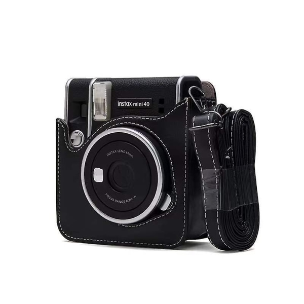 Skyddande mjukt Pu- case för Fujifilm Instax Mini 40 Black