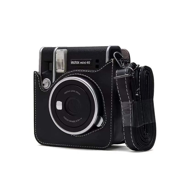 Suojaava pehmeä Pu- case Fujifilm Instax Mini 40:lle Black