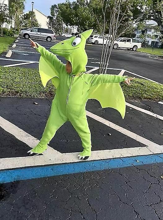 2022 Børns Pterodactyl Playsuit Cosplay Dinosaur Performance Kostume 140
