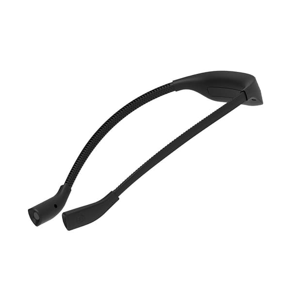 LED læselampe - Halsboglampe, 3 LED-lystilstande USB genopladelig (sort)