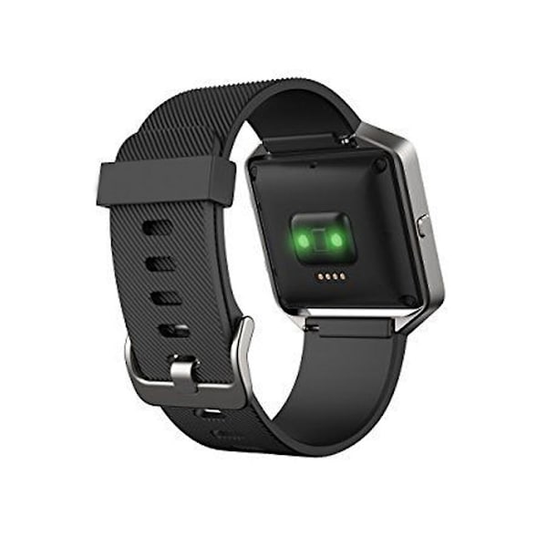 Mjukt silikon sportarmband för Fitbit Blaze Black A Other Phone Models
