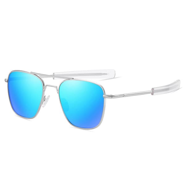 Polariserte Firkantede Aviator Solbriller For Menn (04)