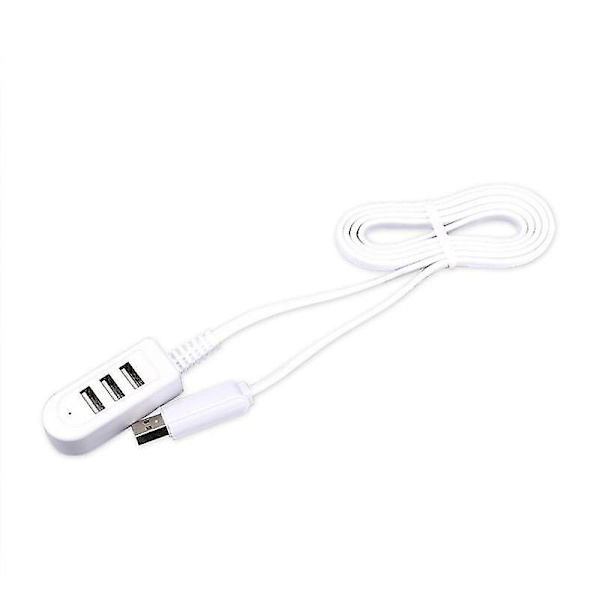 Ryra 3usb-portti keskitin Universal 3a laturi muunnin jatke mini USB telakointiasema USB -keskitin digitaalinen datakaapeli tietokoneeseen 30cm black