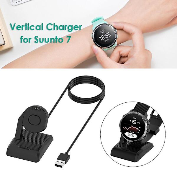 Usb-opladerkabel til Suunto 7 Smartwatch Udskiftning af ladestander Adapter Cradle Opladningsdock