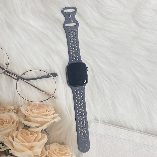 Rem til Apple Watch Series 9 8 7 41mm/SE (2023) SE (2022) 6 5 4 SE 40mm/3 2 1 38mm Håndledsrem Multicolor A Apple Watch Series 9 4