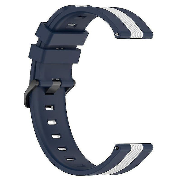 Til Huawei Watch GT 3 42mm/Watch GT Silikone Urrem Bredde 20mm Dobbelt Blød Rem Multicoloured I I Samsung Galaxy Watch 5
