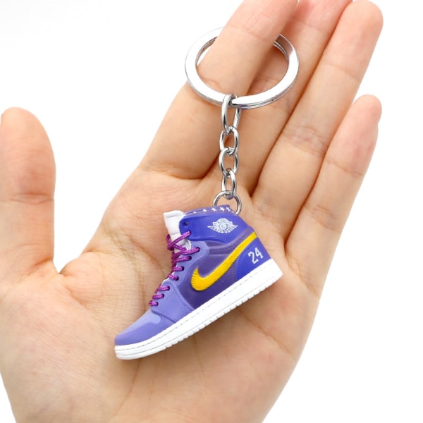 Skor Modell Nyckelring Väska hängsmycke 3d tredimensionella mini basketskor - Zijin Kobe Bryant
