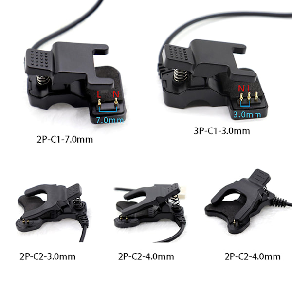 Universal Smartwatch-oplader til Tw64 68 til Smart Watch Usb-strømopladningsklemme 2P C2 4MM