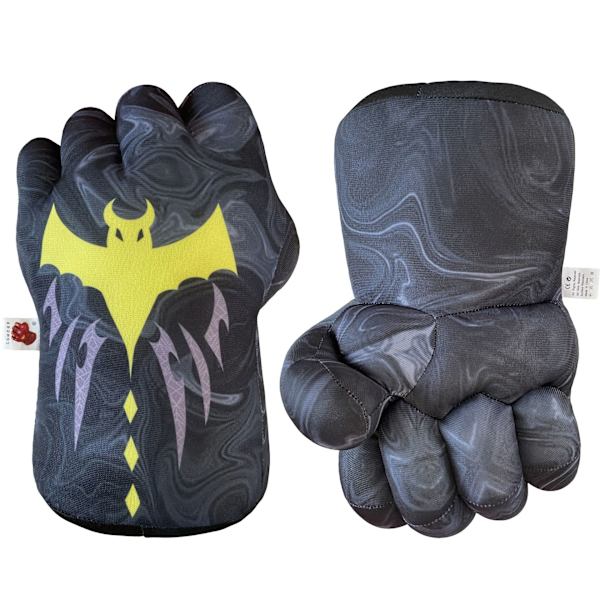 Hulk Spider-man Plysch Boxningshandske Rekvisita Barnleksaker Present Bat Gray Fist (single price) Left hand only