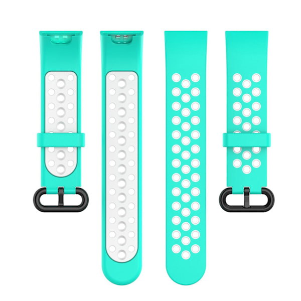 Dual-Color Hollow Silicone Watchband Strap Replacement for Xiaomi Redmi Watch 2 F Other Xiaomi Models