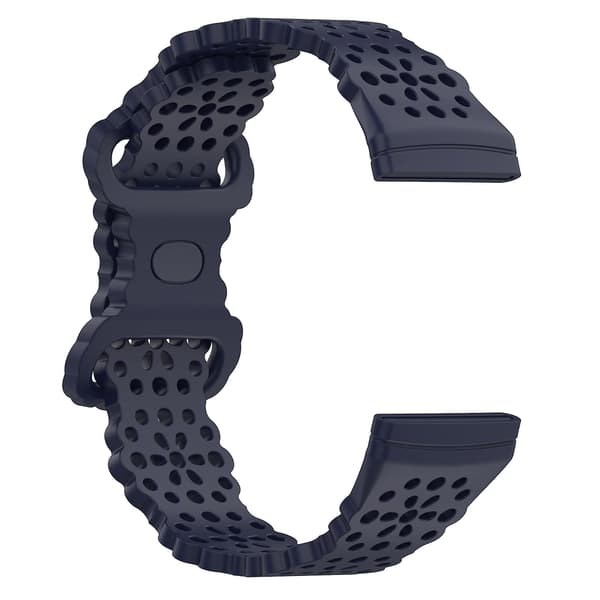 Silikoniranneke Fitbit Versa 4 / 3 / Sense 1 / 2 -laitteille Dark Blue