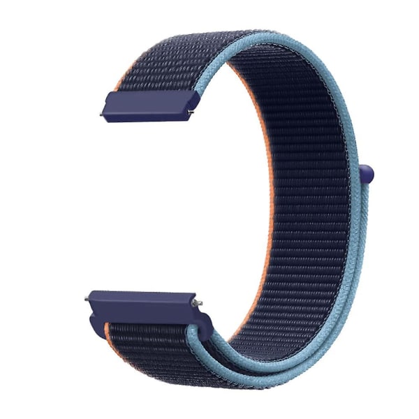 20mm 22mm Klockarmband För Amazfit Gts/2/2e/3/4/mini Gtr 4/2/3/pro 47mm Stratos 3 Nylonarmband Pulseira Correa Amazfit Bip Armband Red black 10 22mm