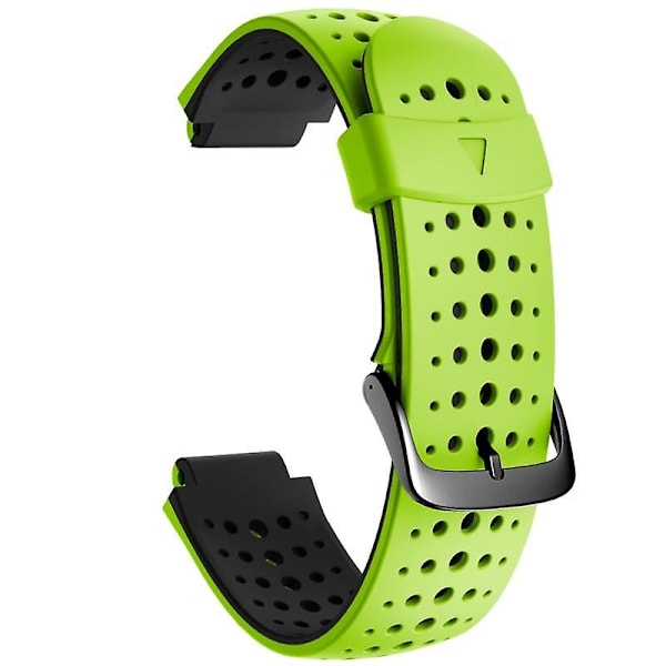 Til Garmin Forerunner 220 silikoneurrem Lime Green Black