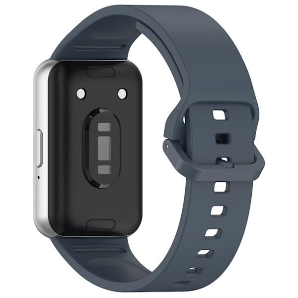 Til Samsung Galaxy Fit3 Fleksibelt Urrem Silikonarmbånd Håndledsarmbånd - Rød Dark grey