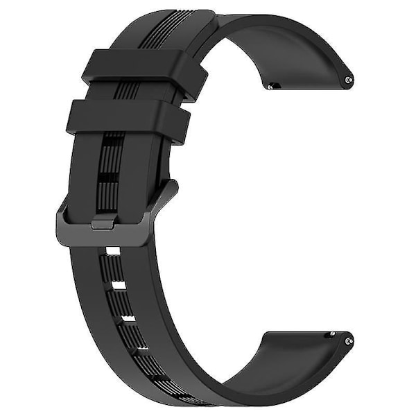 Rannekkeet 20mm Teksturoidut Älykellohihnat Huawei Watch GT3/Watch GT:lle, Urheilutyyli Korvattu Ranneke Black, Black D Huawei Watch GT3