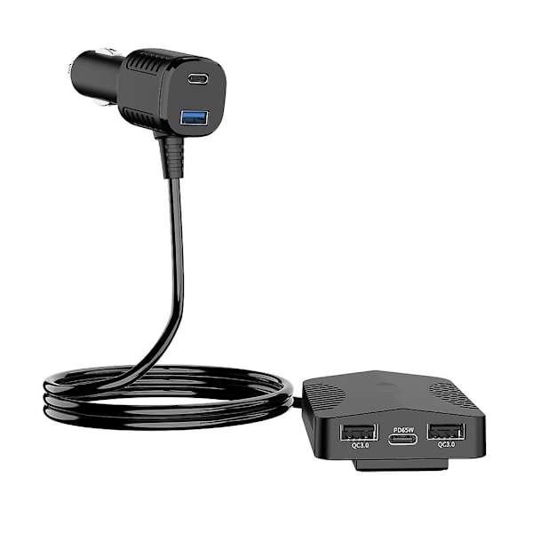 Bilmobiltelefonladdare Usb C-laddare 18w Qc3.0 65w Pd Snabbladdningsadapter