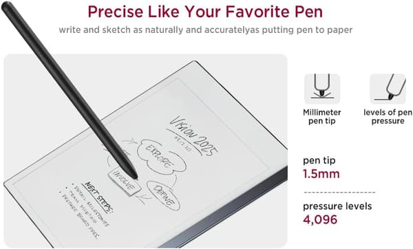Udskiftningsspidser - 1 pakke metalspids med fjerner til Remarkable 2 Paper Tablet Marker Plus