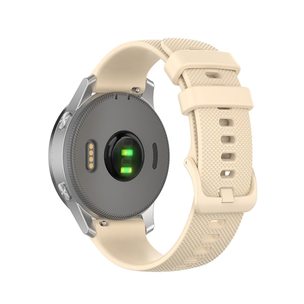 Klokkearmbånd håndleddsstropp 20mm for Samsung Galaxy Watch4 46mm 42mm/Galaxy Watch4 44mm 40mm/Galaxy Watch Beige I Samsung Galaxy Watch4