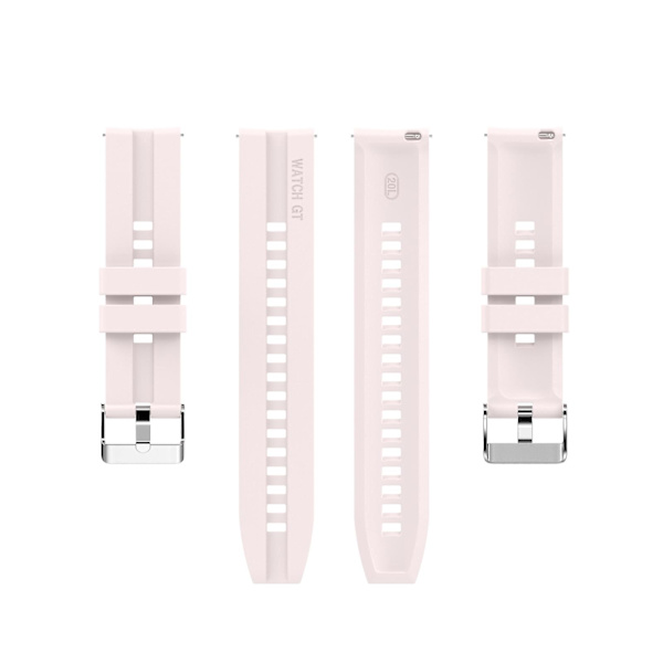 For Amazfit Gts 2e 20 mm silikone urrem til Amazfit Gts 2e Sand Pink