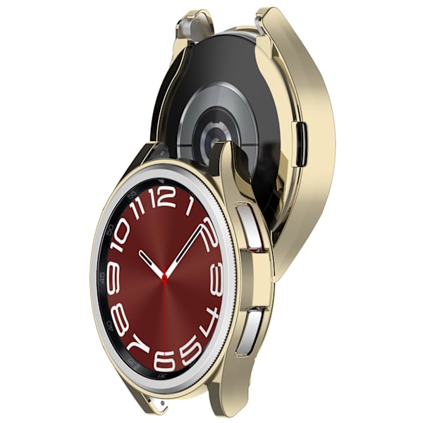 Skyddande fodral för Samsung Watch6 Classic 47 mm Light Gold