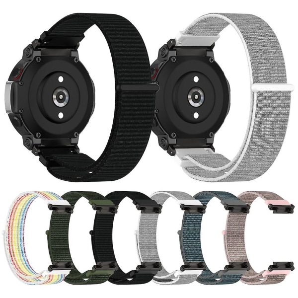 Vävt nylon watch Smartwatch-remsbyte för T-Rex2 Black