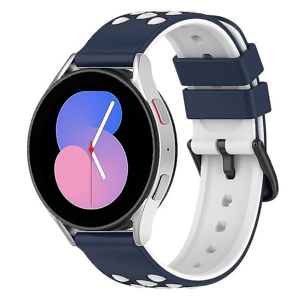 Til Samsung, Huawei, Huami, Garmin, Polar Watch Strap 22mm Watch Band med Multi Round Holes Multicoloured J J Garmin Forerunner 255