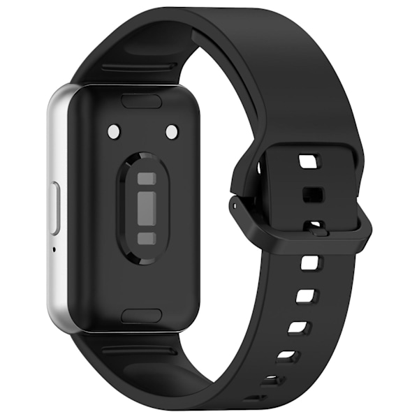 Til Samsung Galaxy Fit3 Fleksibelt Urrem Silikonarmbånd Håndledsarmbånd - Rød Black