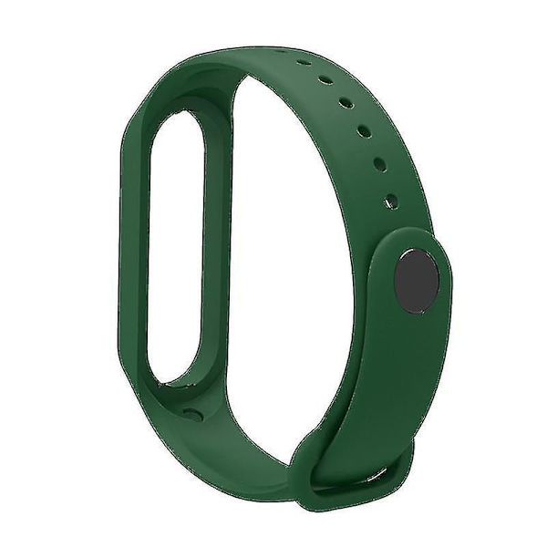 Mjuk TPU-klockarmband för Xiaomi Mi Band 7, justerbart armband Dark green, Blackish Green J Xiaomi Mi Band 7