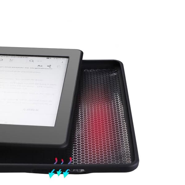 Etui til Kobo Clara Color 6 tommer Modell N367 – Paris Bokhandel Drøm med Håndstropp Pink 4