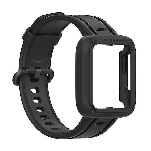 Håndledsremme til Xiaomimi Watchmi Watch 2/Mi Watch Lite/Mi Watch Lite 2 Smart Watch Rem Blød Håndledsrem Black, Black I Xiaomi Redmi Watch 2 L
