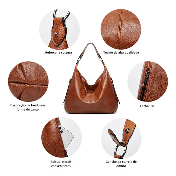 Slouchy Hobo Väskor för Kvinnor (Mörkgrön)