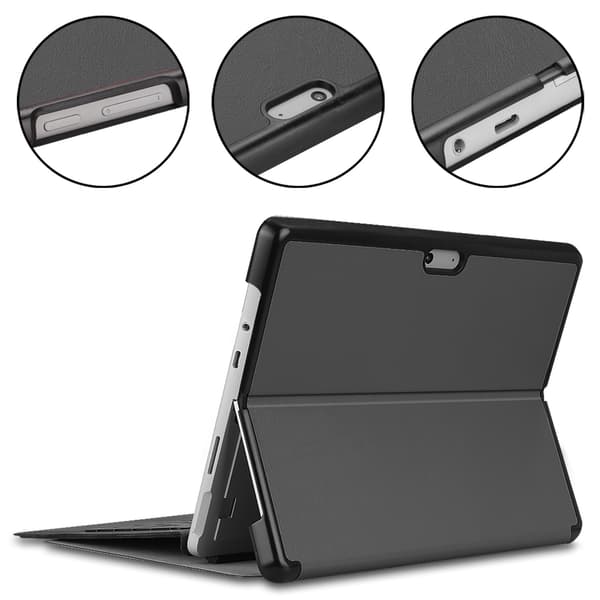 Etui til Microsoft Surface Pro 8 13\", slankt letvægts cover (sort)