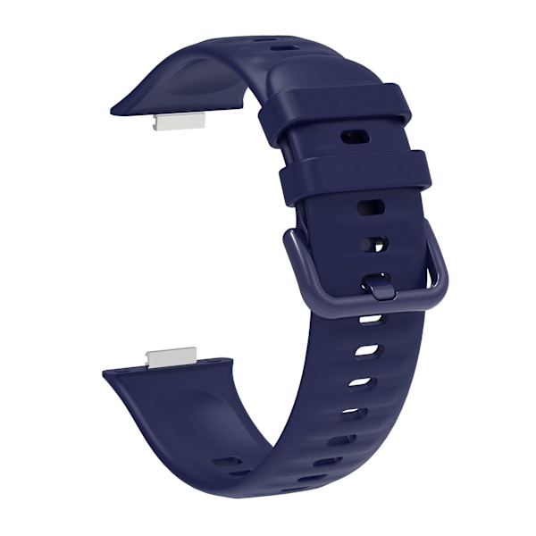 För Huawei Watch Fit 3 Silikon Armband Justerbart Rembyte Navy Blue