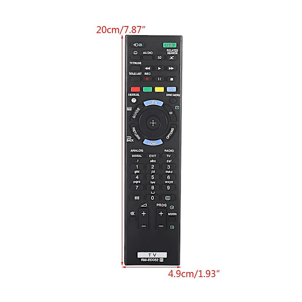 Hållbar fjärrkontroll för Rm-ed052/ed050/ed053/ed060 TV-kontroller