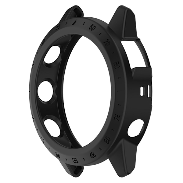 Anti-ridse urkasse til Garmin MARQ (Gen 2) - PC beskyttelsesramme med skala Black