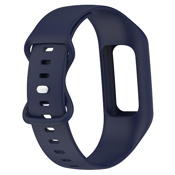 Integrera silikonklockarmband för Fitbit Charge 6/5/4/3, klockarmband med fodral Navy Blue
