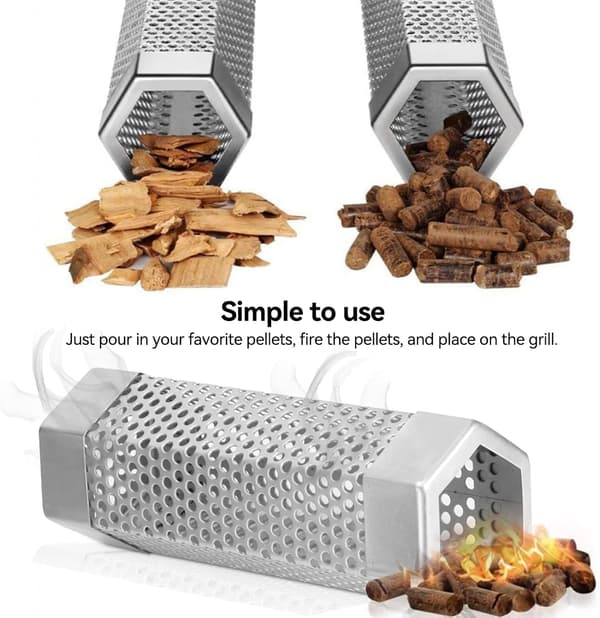 2 stk. 6 tommer rullende grillkurve