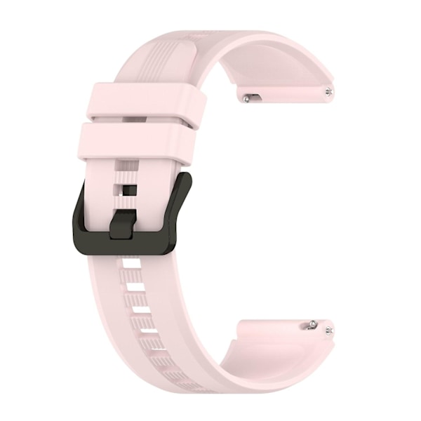 For Honor Watch GS 4 Pehmeä Silikoni Ranneke 22mm Vaihdettava Ranneke - Tummanvihreä Light Pink