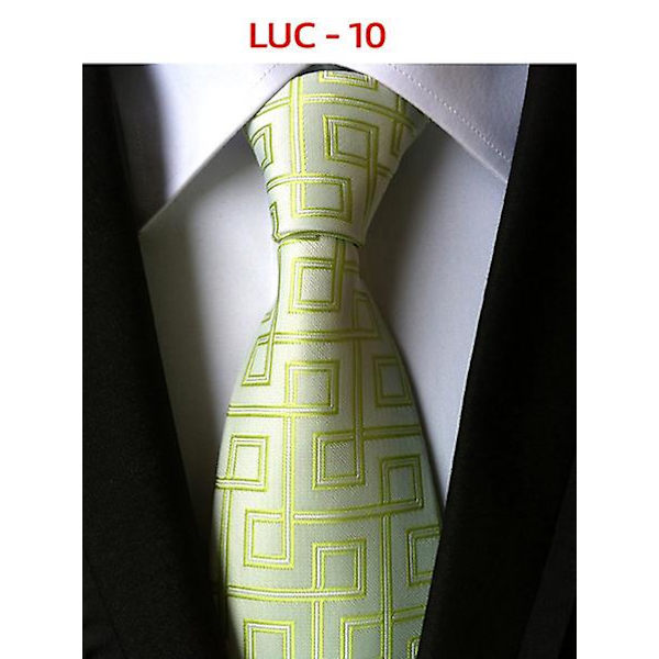 Stripe miesten set klassinen kravatti green