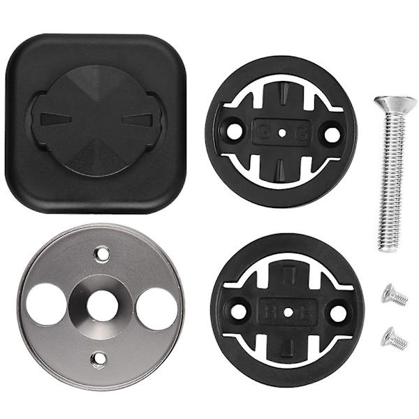Base, adapter til Bryton, adapter til Garmin, adapter til mobiltelefon silver