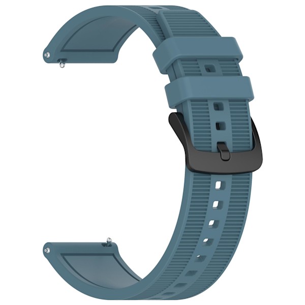 Til Huawei Watch GT 4 / Garmin Venu 2 Watch Band 22mm Blødt Silikone Rem Rock Cyan