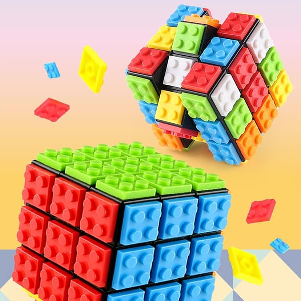 3x3 Speed Cube Puslestrøjer Robust Og Glat Speed Cube Puslespil Legetøj Til Børn Og Voksne Sort