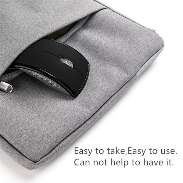 Foldbar Optisk Trådløs Mus MED USB-modtager (HVID)