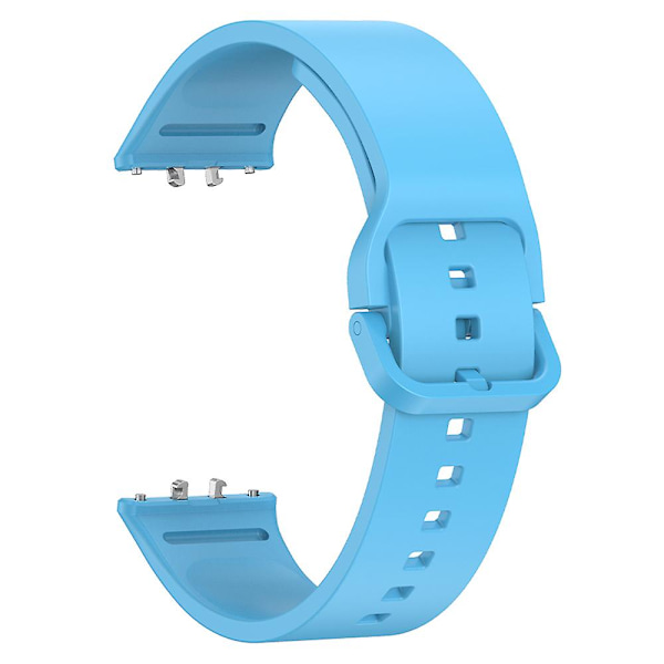 Til Samsung Galaxy Fit3 Watch Band Blød Silikone Rem Udskiftning Sky Blue